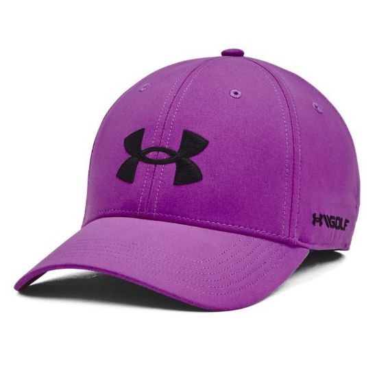 Under Armour Men's Golf96 Magenta Cap Front View