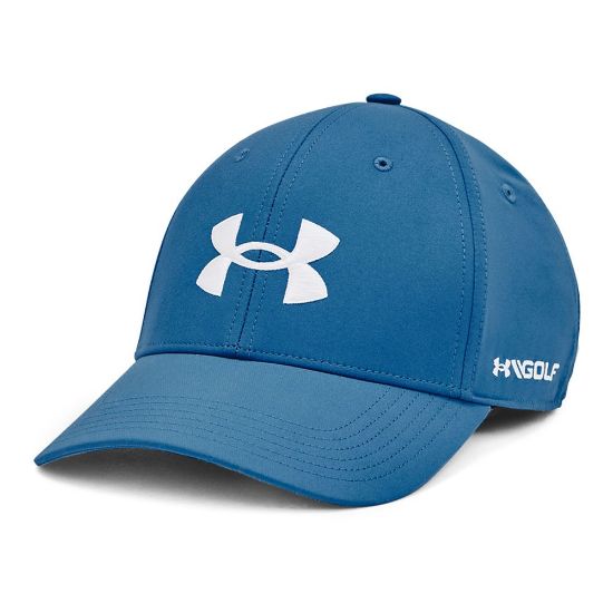 Under Armour Men's Golf96 Blue Cap Front View