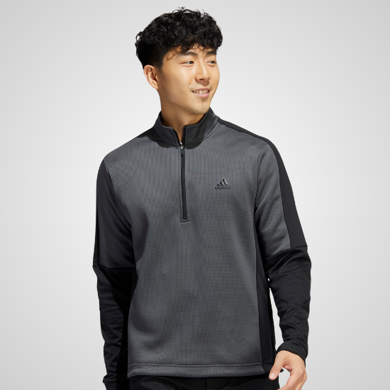 Picture of adidas Men's Colour Block 1/4 Zip Golf Pullover