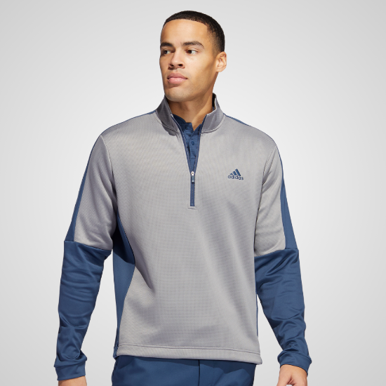 Picture of adidas Men's Colour Block 1/4 Zip Golf Pullover