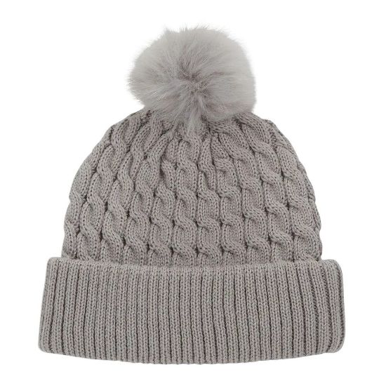 Picture of Titleist Cable Knit Pom Pom Golf Beanie