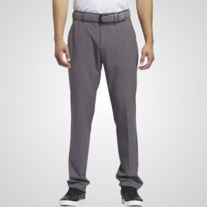 Model wearing adidas Men's Ultimate 365 Tapered Grey Five Golf Pants Front View