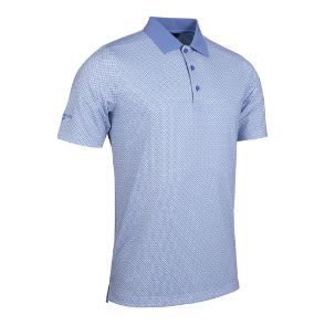 Picture of Glenmuir Men's Gullane 'G' Printed Golf Polo Shirt