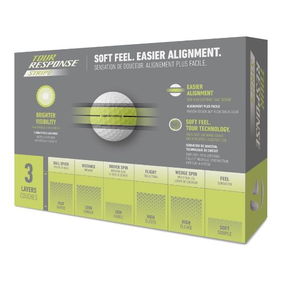 Picture of TaylorMade Tour Response Stripe Golf Balls
