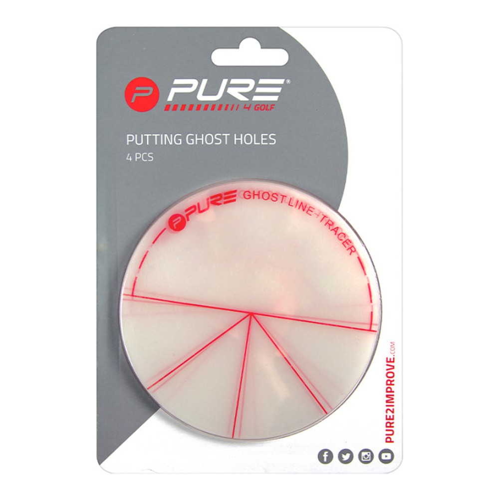 Pure2Improve Golf Putting Ghost Holes - Set of 4
